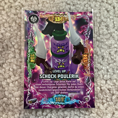 LEGO Ninjago Trading Card Game Schock Poulerik Level Up Nr. 134