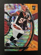 2017 Panini Select #77 Carl Lawson Tri-Color /199 Cincinnati Bengals