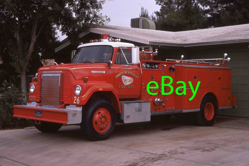 Fire Truck Photo Riverside Classic IHC Van Pelt Engine Apparatus Madderom