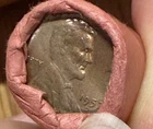 1957-D OBW UNCIRCULATED Lincoln Wheat Roll, BOTH ENDS SHOW HEADS