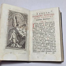 LIBRO ANTICO 1748 - Officium Hebdomadae Sanctae - Venezia Balleoniana - Liturgia