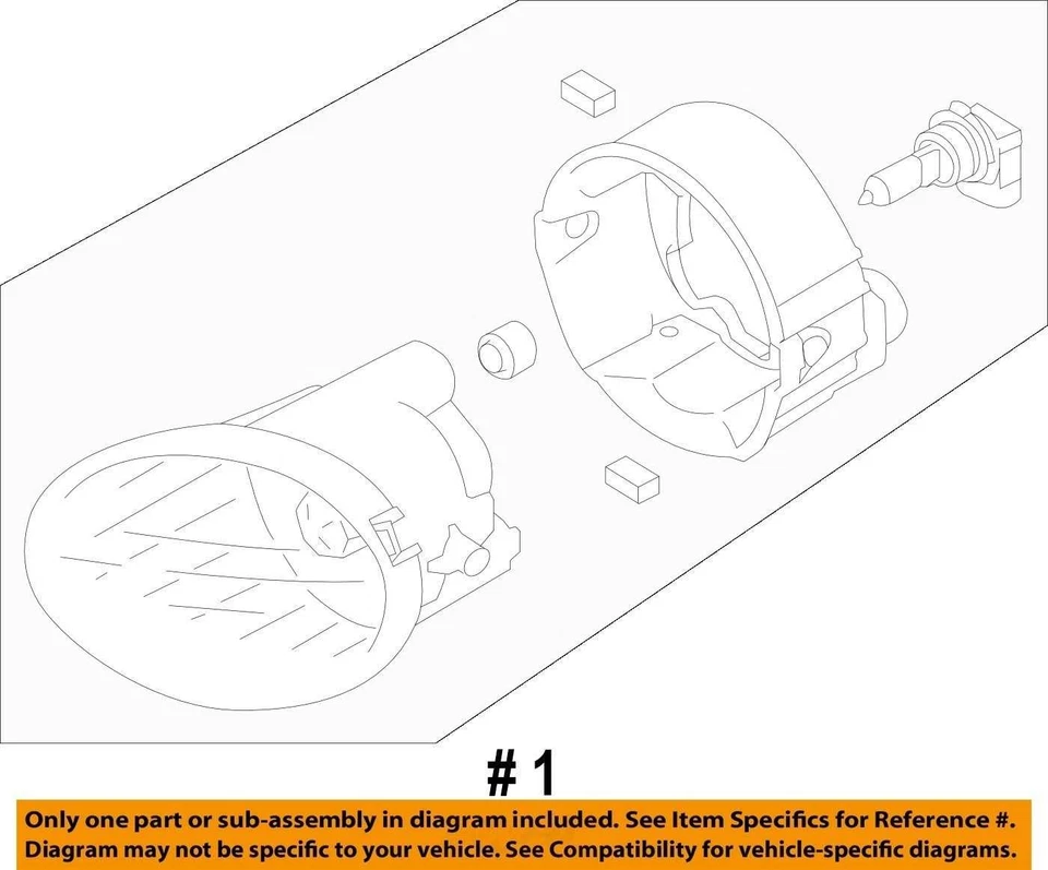 Farol de neblina/marca/estacionamento/lâmpada de giro SUBARU LEGACY direita 13 14 15 16 17 18 19 - Imagem 3 de 3
