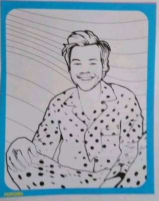 Harry Styles Steckbrief & Ausmalbild