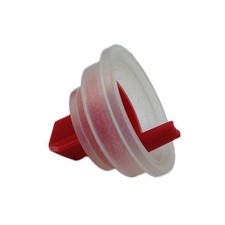 Grohe DAL Dual Flush Cistern - Clear/Red Membrane - 43733 000