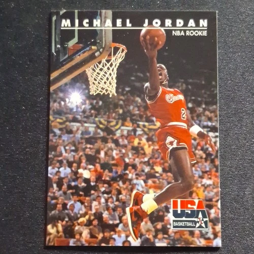 1992 SkyBox USA Michael Jordan #38 NBA Rookie Chicago Bulls Basketball Card