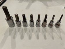 Snap On 207efamy 38 Drive 8pc Metric Standard Hex Bit Socket Driver Set Holder