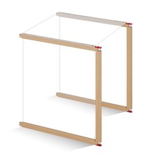 Sttoraboks Dog Playpen Extension Kit 3 Panels: 2 Panels  1 Top Plate Acrylic