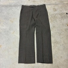 Vintage 70s SansaBelt Plaid Wool Trousers