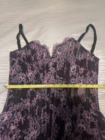BNWT AGENT PROVOCATEUR Purple Lace Verronika Corset,size 3, $1,050, SOLD OUT!