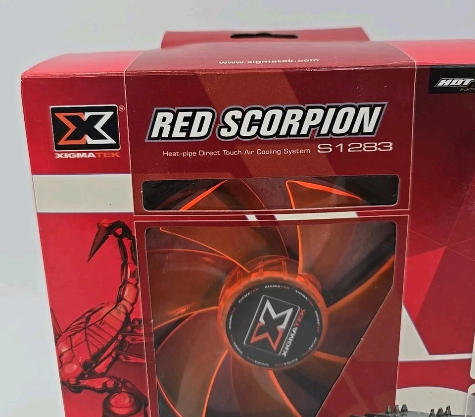 Xigmatek Red Scorpion SD1283 - Heat-Pipe Direct Touch Air Cooling System - Image 2 of 4