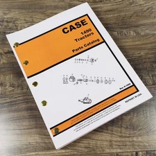 Case 1490 Tractor Parts Manual Catalog Book Assembly Schematic Exploded Views