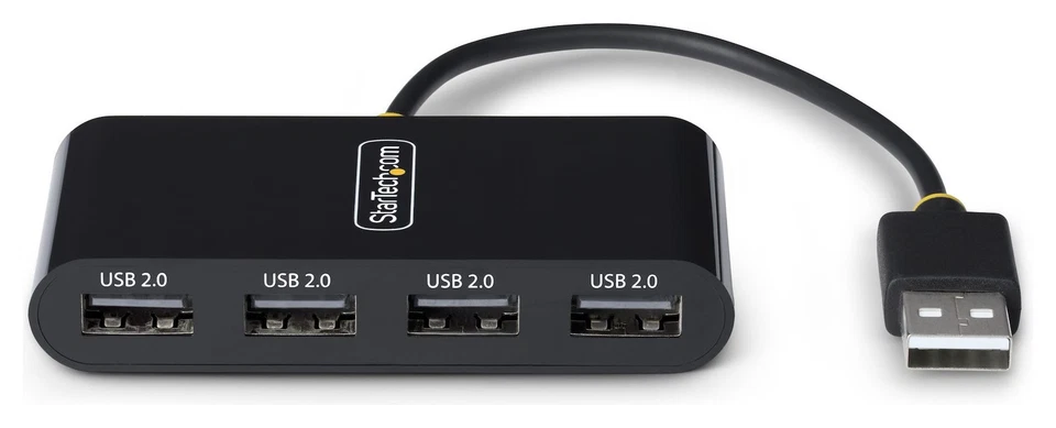 Startech.Com Hub USB 2.0 Black 4 porte ST4200MINI2 USB HUB - Immagine 3 di 4