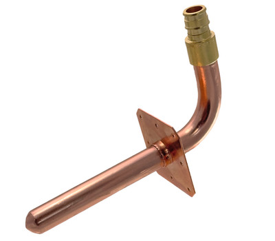 25 Pack XFITTING 1/2'' PEX-A Expansion Stub Out Elbow with Ear, 3-1/2'' x 6''