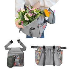 Gardening Apron Tool Belt Set, Garden Apron with Pockets for Women  Men, Gar...