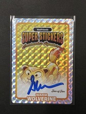 Warm Wolverine Auto #2/2 Gary Vee Signed VeeFriends Super Stickers Series 2026