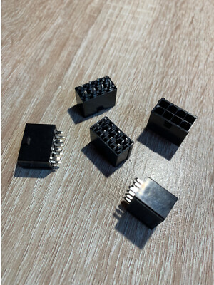 Molex 8 Pin PCIe Buchse CPU Strom 5569 Female 4,2mm in Schwarz, lötbar - grade