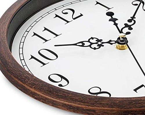 Bernhard Products Vintage Brown Wall Clock Silent Non Assorted Colors , Sizes - Picture 10 of 23