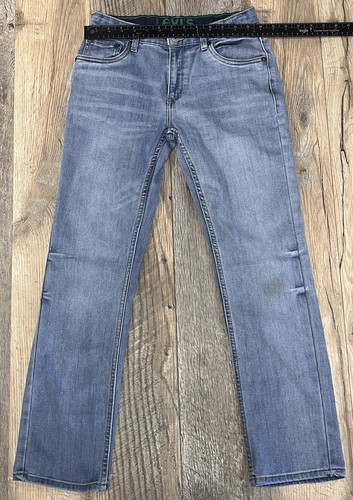 LEVI'S 511 Adjustable Slim Fit Jeans Boy's 16R Light Wash Stretch Cotton Denim - Picture 4 of 12
