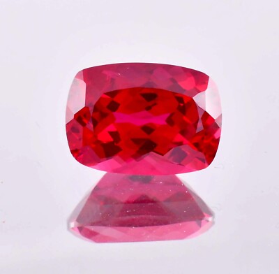Natural Mozambique Blood Red Ruby Cushion Cut Loose Gemstone GIT Certified AAA+