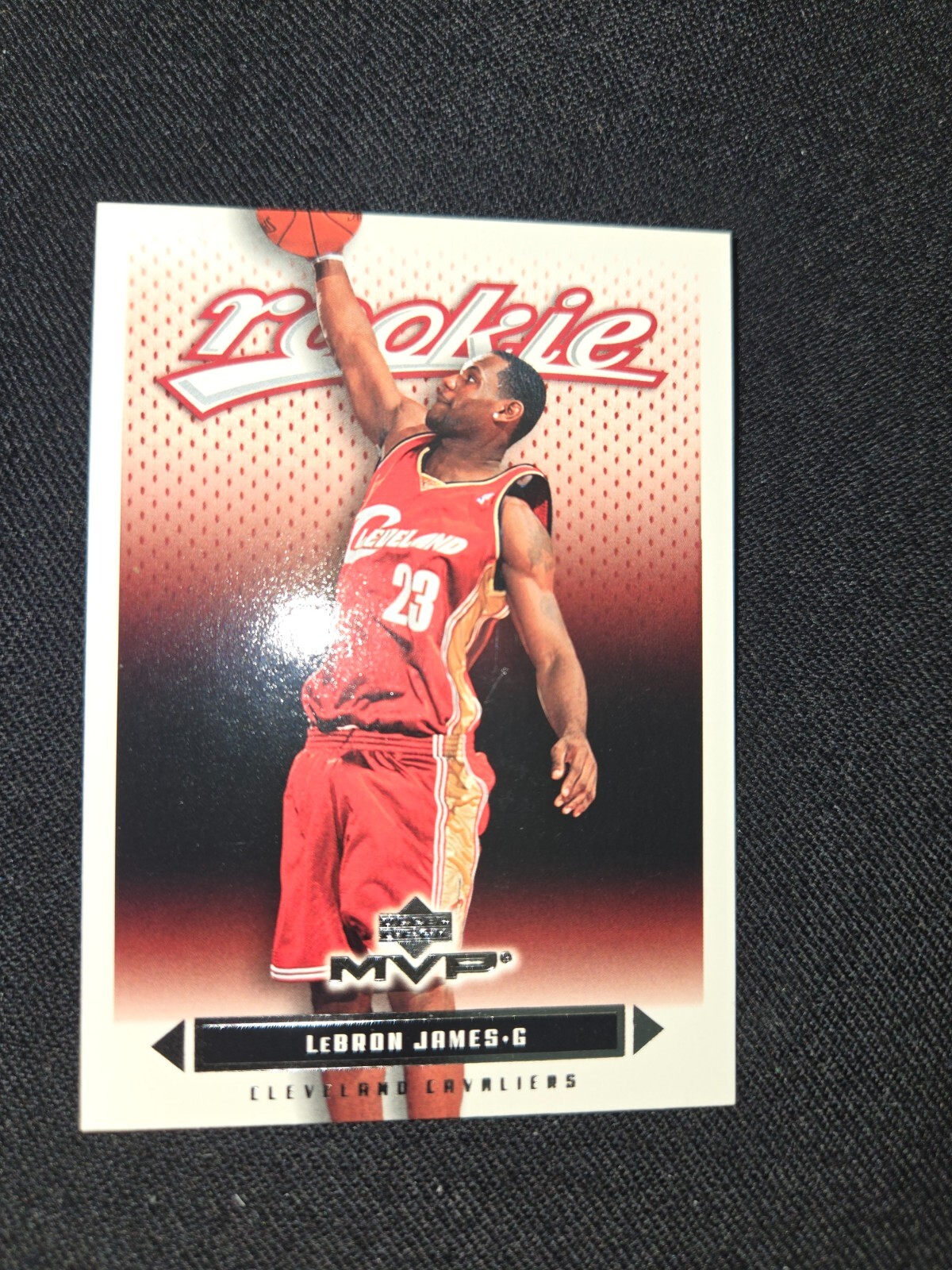 2003-2004 UD MVP LeBron James #201, Rookie