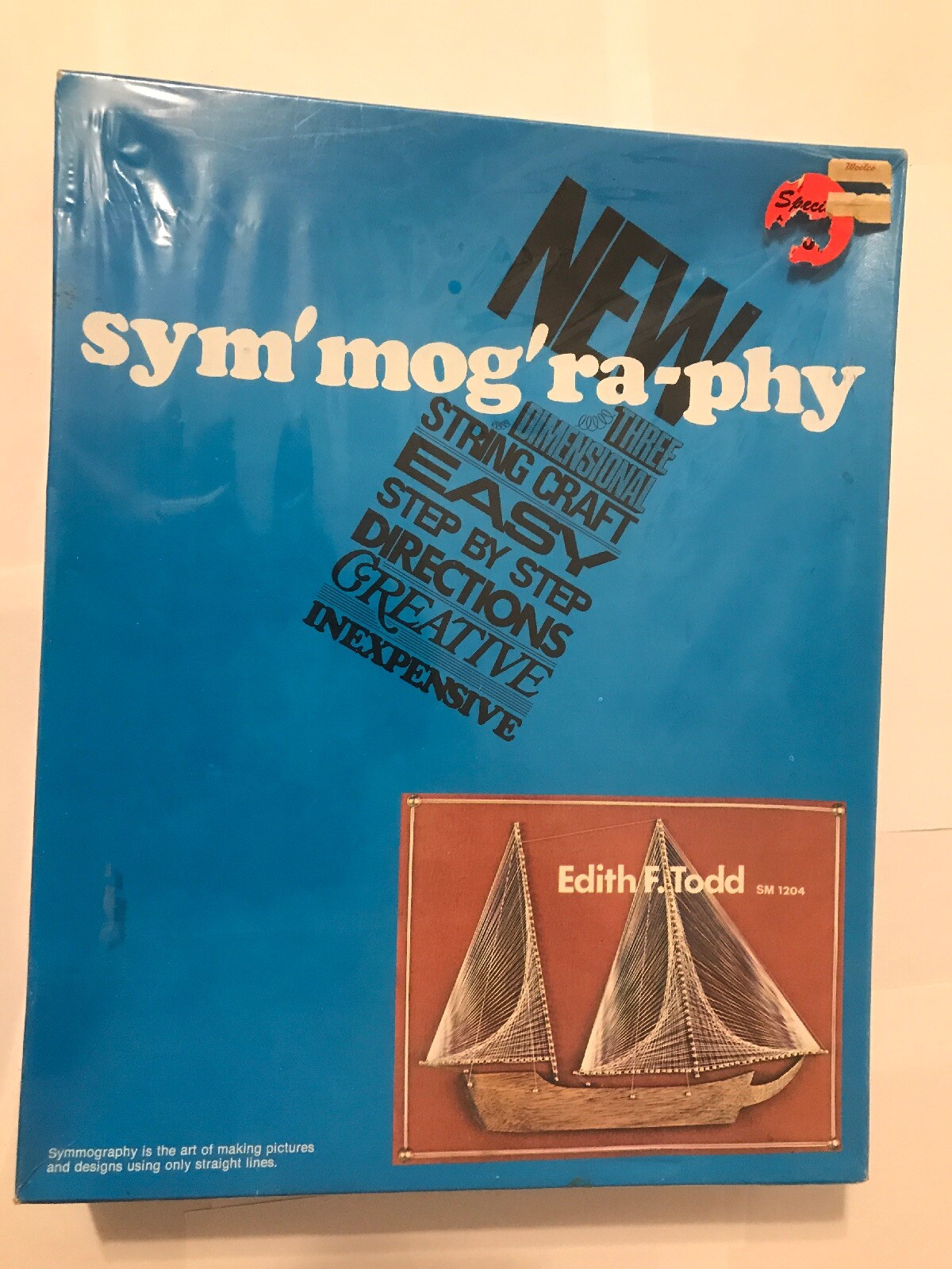 Symmography 1973 SM1202 Schooner Ship Gold Three Dimensional String ...