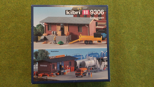 Kibri escala H0 9306 kit cobertizo sin construir en embalaje original | Condition: Gebraucht
