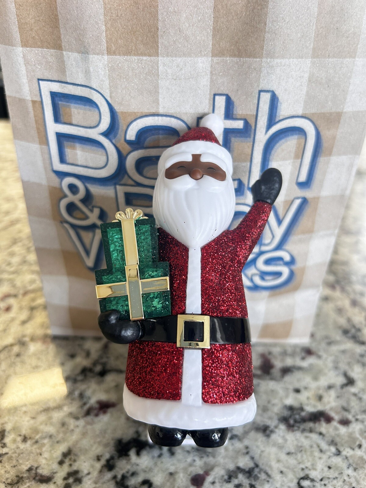 Bath & Body Works 2024 Christmas Santa African American Wallflower Plug-image