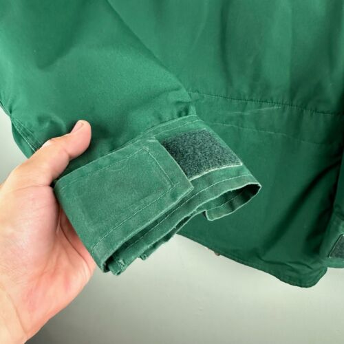 Vintage Eastern Mountain Sports Green Hooded Full Zip Jacket Pockets Lined 70s - Picture 9 of 12