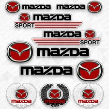 For Mazda Motor Sport Car Logo Sticker Vinyl 3d Decal Stripes Logo Decorate For Mazda Motor Sport Car Logo Sticker Vinyl 3d Decal Stripes Logo Decorate