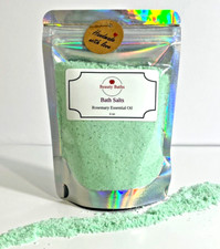 Rosemary Bath Salts Epsom Salt Bath Soak Handmade Gift for Her Relaxing Spa