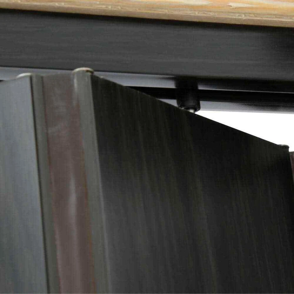 Oakmont 36 in x 80 in Espresso Vinyl Accordion Door with Hardware FREE SHIPPING - Image 3 of 4