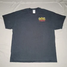 The Rhythm Vandals Shirt Mens Extra Large Black Yellow Red Viva Santana Concert