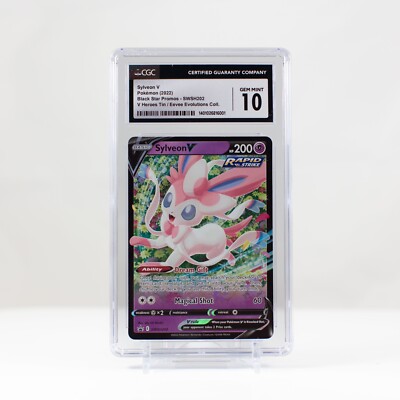 Pokémon Sylveon V SWSH202 Black Star Promo CGC 10 | eBay