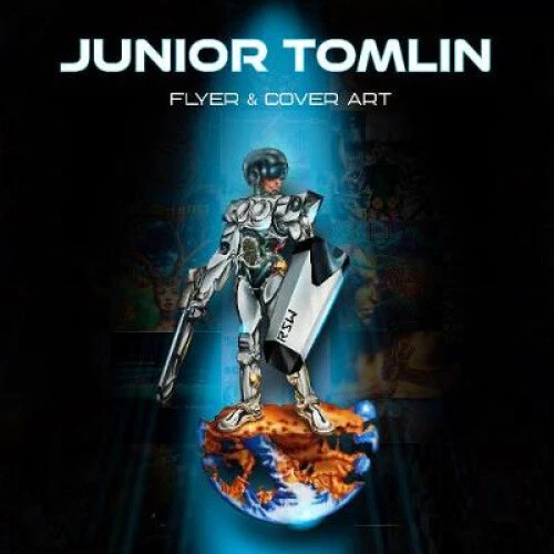 Junior Tomlin: Flyer & Cover Art by Junior Tomlin [Paperback] - Foto 1 di 2