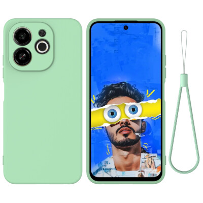For Tecno Spark 30C 5G, Luxury Soft Liquid Silicone Skin Touch Feel Case Cover