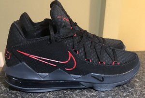 NIKE LEBRON 17 XVII LOW BRED BLACK UNIVERSITY RED CD5007-001 MEN Sz 10.5 | eBay