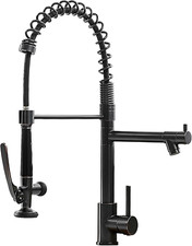 Oil Rubbed Bronze Commercial Pull Down Kitchen Faucet with Sprayer
