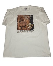 Vtg 90s Pope John Paul II T Shirt L The Papal Visit St Louis Mo Mens Graphic