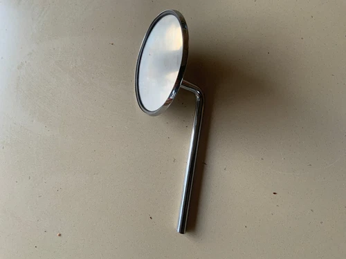 MORGAN POLISHED STAINLESS STEEL CONVEX WING DOOR MIRROR E MARKED FOR ACRO16