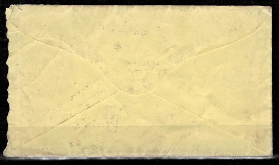 Constitution of USA - Free Washington city cancel civil war patriotic cover - Image 2 of 2