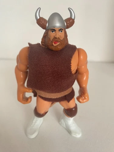 WWE THE BERZERKER HASBRO WRESTLING ACTION FIGURE WWF SERIES 6 + TUNIC GREAT COND