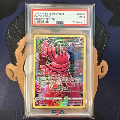 PSA 9 MINT 2023 Pokemon Crown Zenith ORICORIO GG04 Full Art | eBay