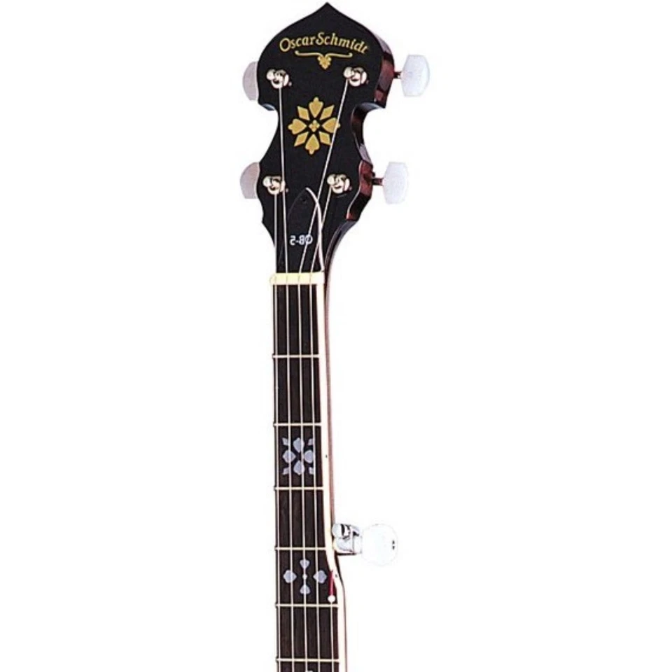 Oscar Schmidt OB5LH Left-Handed 5-String Closed-Back Resonator Banjo, Natural - Image 3 of 3
