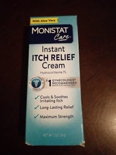 Monistat Care Maximum Strength Instant Itch Relief Cream 1 Ounce (C10)