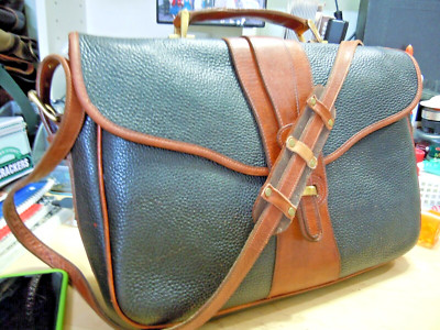 Vintage Dooney & Bourke Laptop / Briefcase Messenger USA (on sale