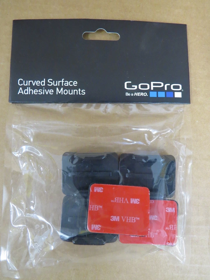 Go-Pro Flat Surface And Curved Surface Adhesive Mount Paks AACRV & AAFLT-001 NIB - Image 2 of 4