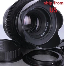 HELIOS 44 FF 35K Cine mod  2/58mm Anamorphic Bokeh  Canon EF mount FROM US