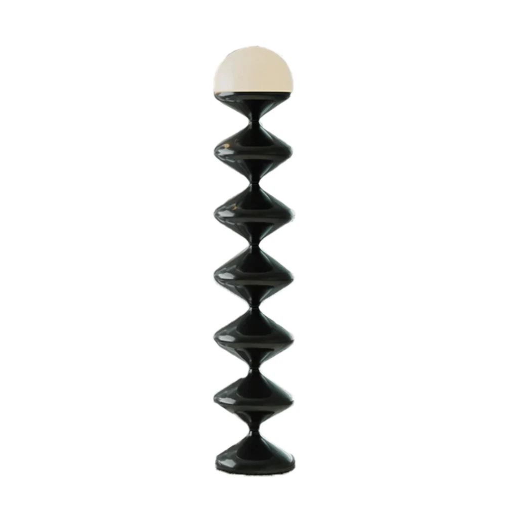 Black column floor lamp deals