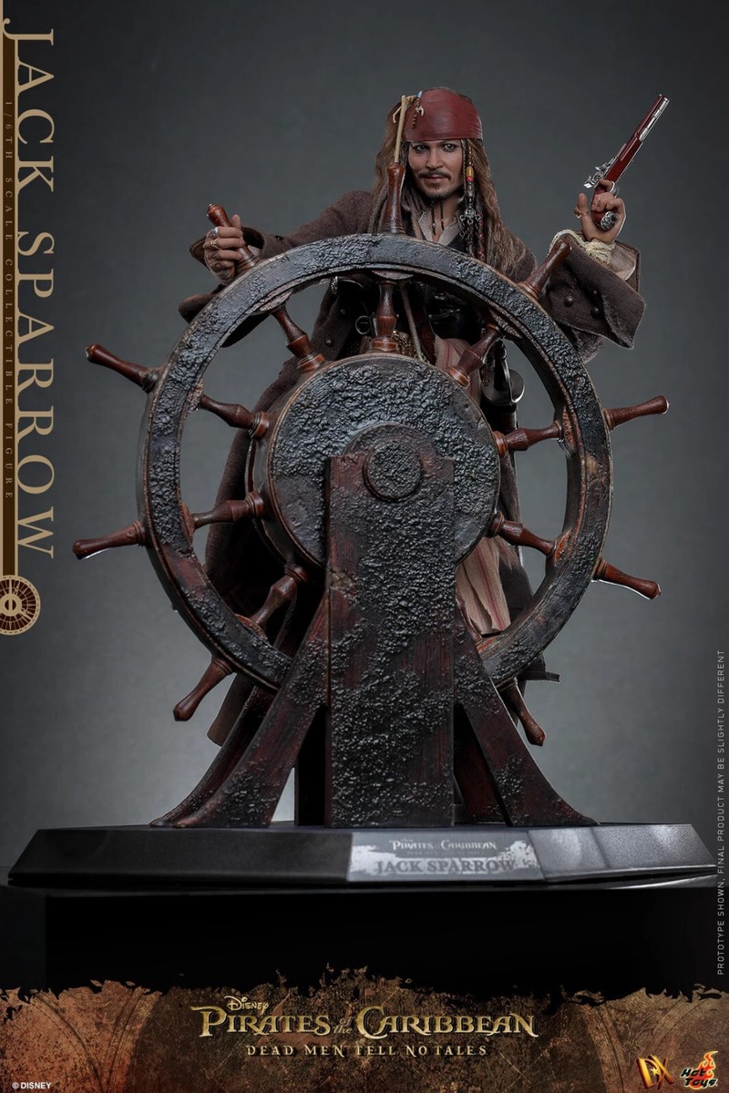 Hottoys Pirates of the Caribbean Jack Sparrow Artisan edition