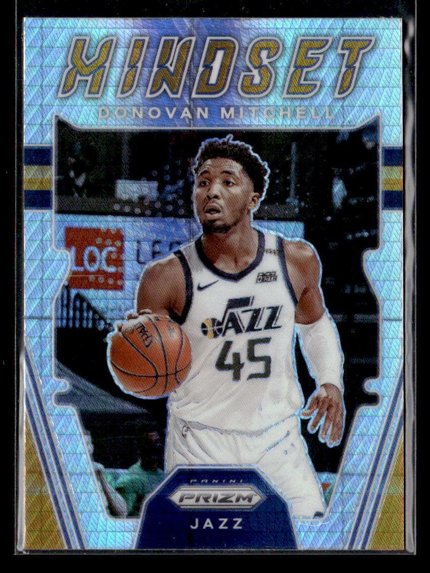 Donovan Mitchell - 2021-22 Panini Prizm Mindset Prizms Hyper #11 Utah Jazz